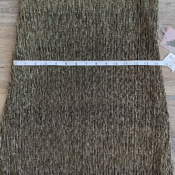 Forever21 Love21 mini dress sleeveless gold sz small - Picture 13 of 16